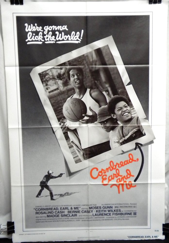 Cornbread, Earl and Me (1975) Onesheet Poster